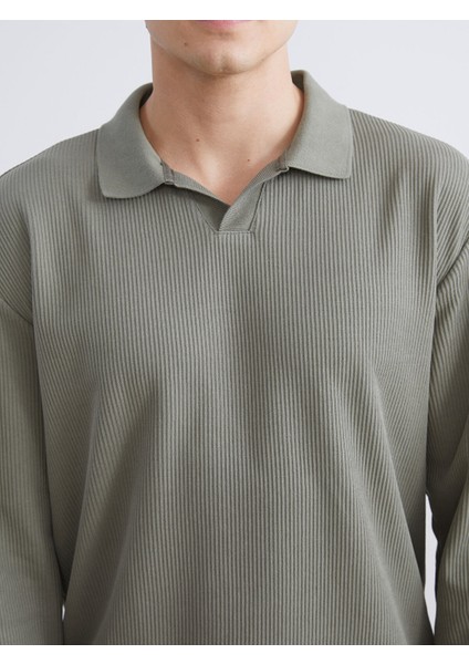 Yeni Sezon Polo Yaka Erkek Sweatshirt modelleri
