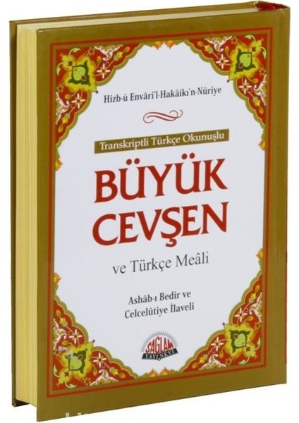 Büyük Cevşen ve Türkçe Meali Transkriptli Türkçe Okunuşu (Çanta Boy)