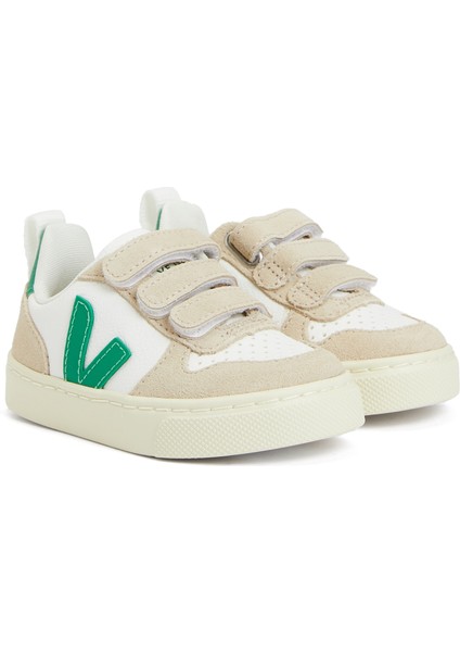 Small V-10 Chromefree Beyaz Çocuk Deri Sneaker fiyatları