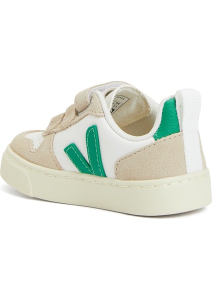 Small V-10 Chromefree Beyaz Çocuk Deri Sneaker modelleri