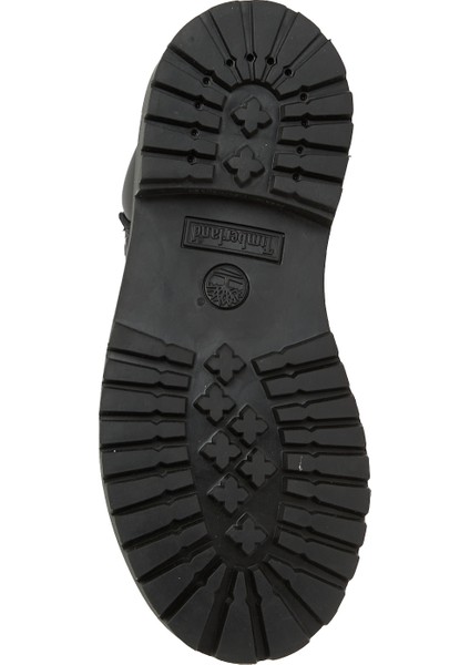 Premium 6 Inch Siyah Unisex Çocuk Deri Bot indirimleri