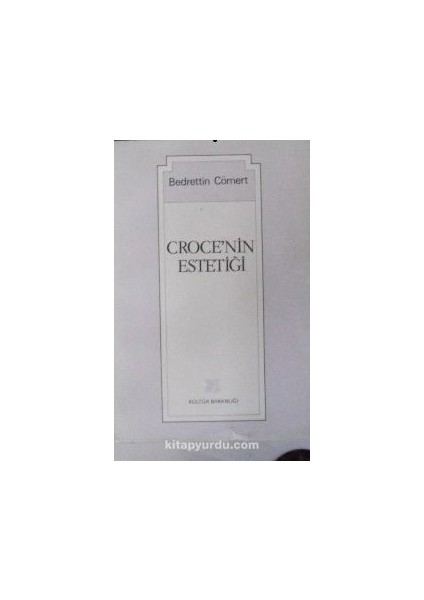 Croce’nin Estetiği / 42-D-10