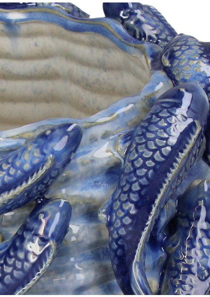 Marine Fish Mavi Seramik Dekoratif Obje fiyatları