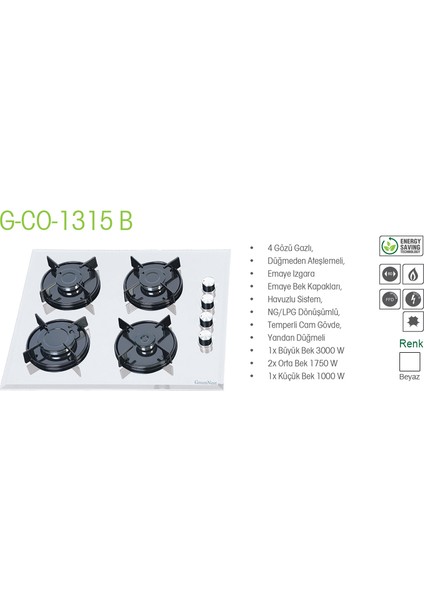 Greenest 6 Fonksiyonlu Ankastre Set fiyatları