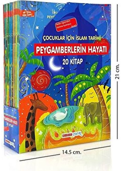 Peygamberlerin Hayatı Eğitici Kitap Seti A. Cude es-Sahhar 6-8 Yaş İçin fiyatları
