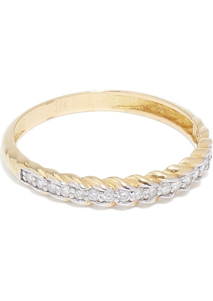 Pırlanta Detaylı Kadın Altın Yüzük fiyatları