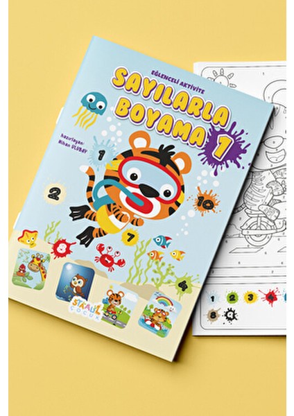Aktivite Serisi Sayılarla Boyama Kitabı Seti Nihan Ulubay 3-5 Yaş fiyatları