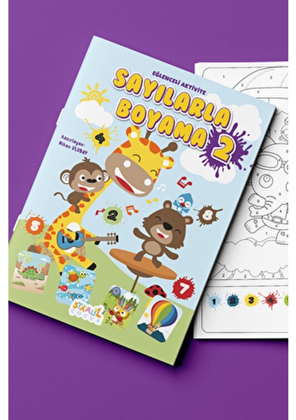 Aktivite Serisi Sayılarla Boyama Kitabı Seti Nihan Ulubay 3-5 Yaş modelleri