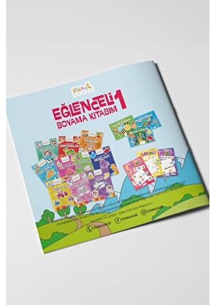 Eğlenceli Boyama Kitapları Seti 1 Nihan Ulubay 3-5 Yaş İçin Eğitici Aktiviteler fırsatları