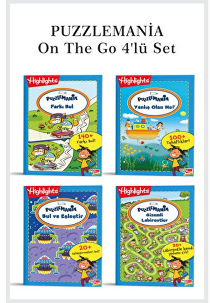 Highlights Puzzlemania Eğitici Kitap Seti 6-8 Yaş Kolektif Yazar fiyatları