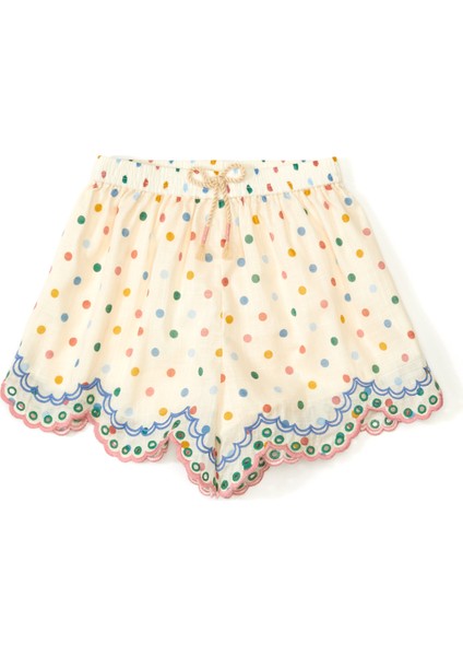 Çok Renkli Kız Çocuk Şort