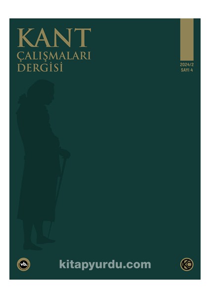 Kant Çalışmaları Dergisi Sayı 4