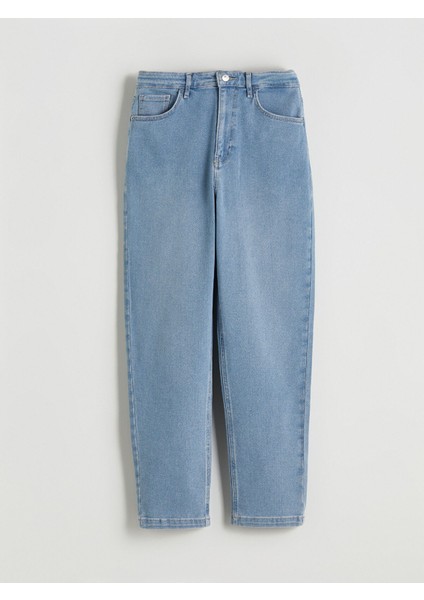 Yeni Sezon Mom Fit Kadın Jean Pantolon