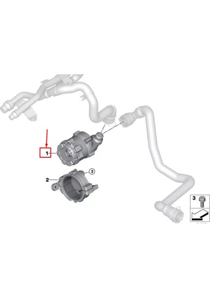 Bmw X7 G07 2019-2025 M50DX Yardımcı Ek Su Pompası Oem fırsatları