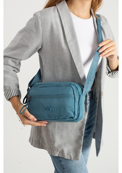 Kadın Postacı Çanta 24*16 cm Hafif Poliamid Su Itici Yumuşak Kumaş Çapraz Askılı Omuz Çantası modelleri