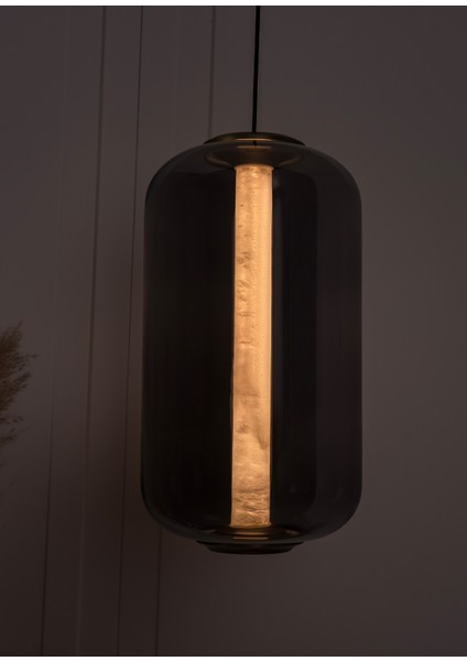 Seul Füme Cam Beyaz Mermer Eskitme Sarkıt Avize fiyatları