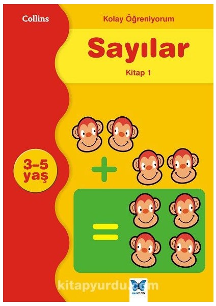 Collins Kolay Öğreniyorum / Sayılar Kitap 1 (3-5 Yaş)