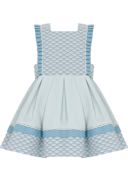 Sunbluen Mavi Kız Çocuk Elbise