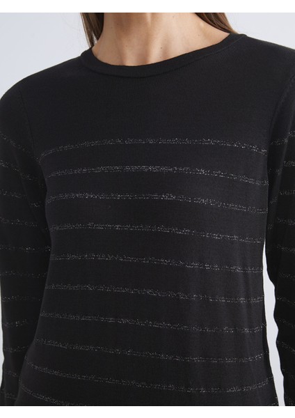 Yeni Sezon Bisiklet Yaka Çizgili Kadın Triko Kazak fırsatları