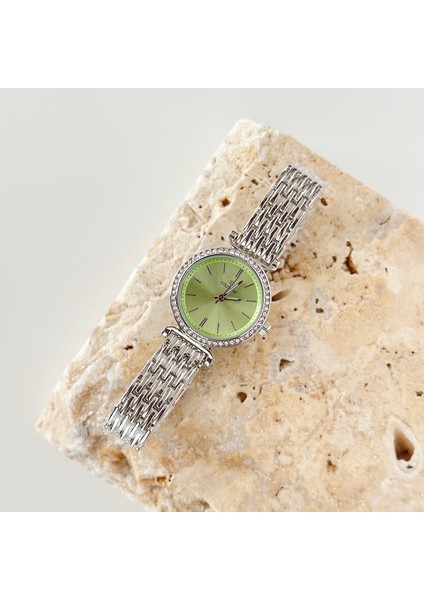 Quasar Gümüş Yeşil Saat fiyatları