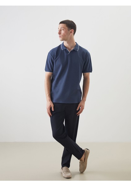 Yeni Sezon Polo Yaka Kısa Kollu Basic Erkek Tişört fiyatları