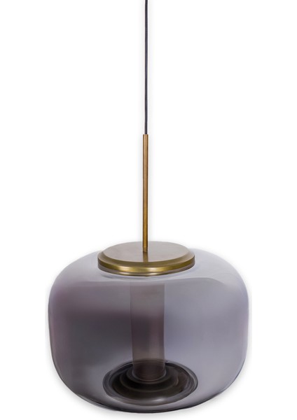 Seul Füme Cam Beyaz Mermer Eskitme Sarkıt Avize