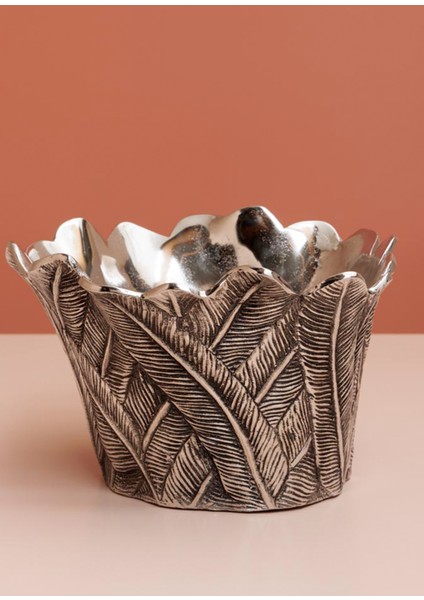 Feather Bucket Gümüş Dekoratif Obje fiyatları