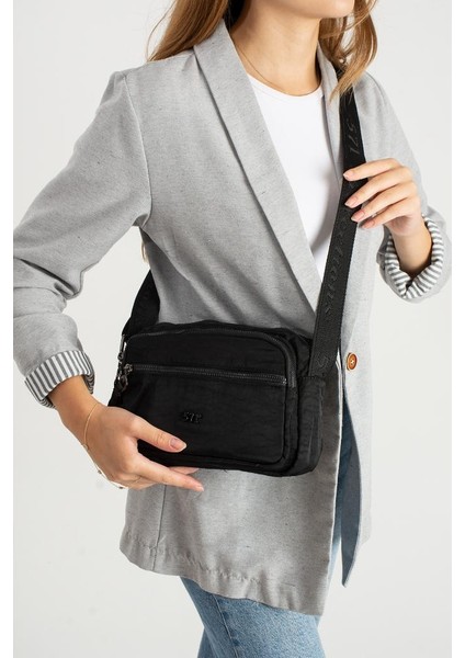 Kadın Postacı Çanta 24*16 cm Hafif Poliamid Su Itici Yumuşak Kumaş Çapraz Askılı Omuz Çantası modelleri