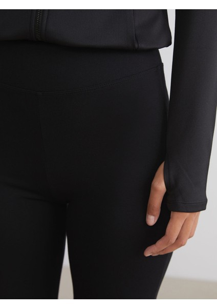 Yeni Sezon Beli Lastikli Ispanyol Paça Kadın Tayt Pantolon modelleri