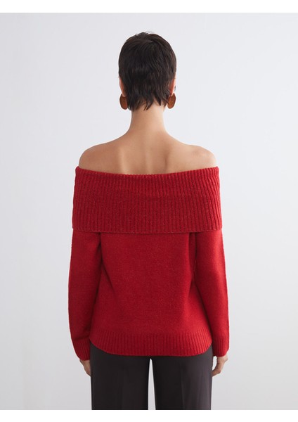 Yeni Sezon Kayık Yaka Kadın Triko Kazak fırsatları