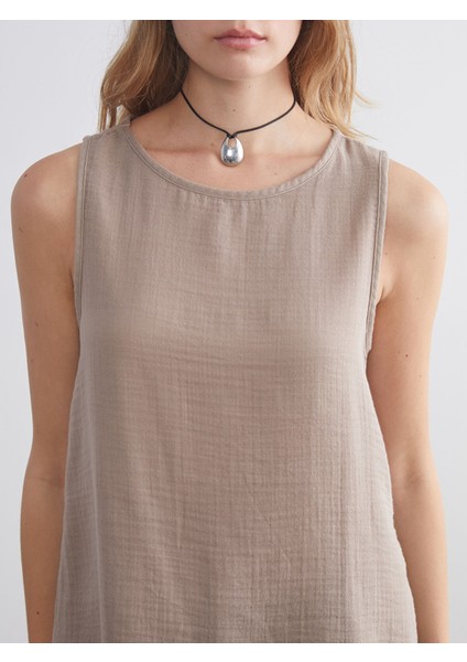 Yeni Sezon Bisiklet Yaka Dokulu Müslin Bluz modelleri