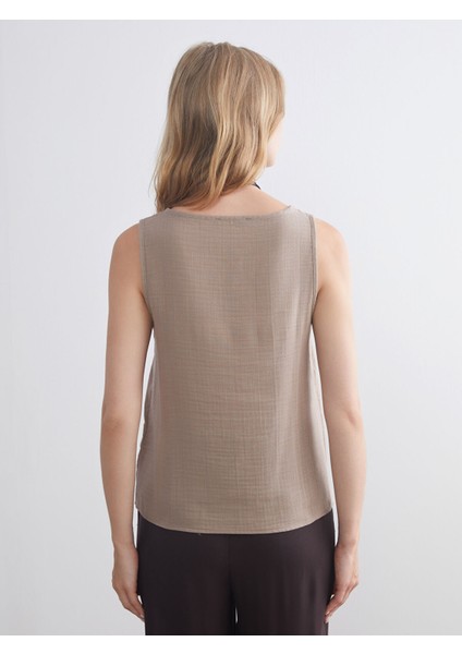 Yeni Sezon Bisiklet Yaka Dokulu Müslin Bluz fırsatları