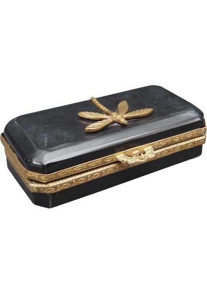 Ravello Metal Siyah Kutu Dekoratif Obje