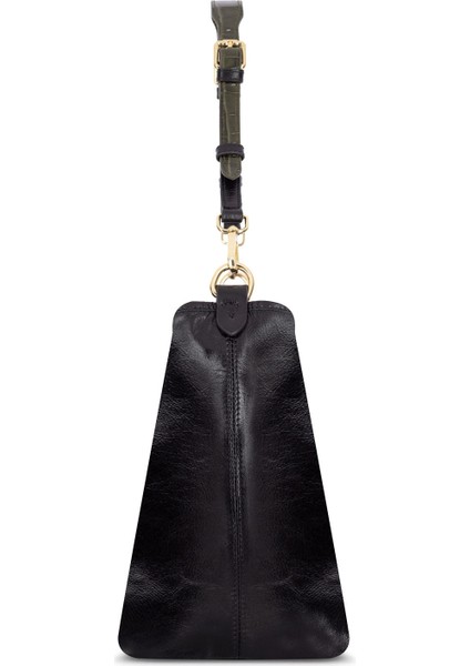 Elan Siyah Kadın Deri Omuz Çantası fiyatları