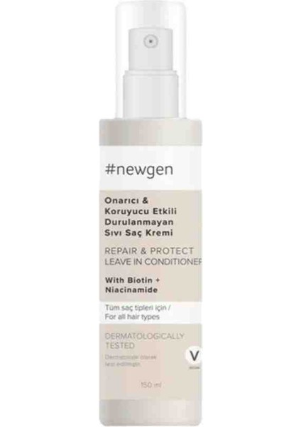 Onaricı &koruyucu Etkili Durulanmayan Sıvı saç Kremi 150 Mı (Vegan)