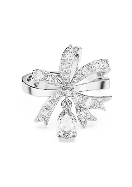 5647722 Swarovski Yüzük Volta:ring S Bow Whi/rhs 58