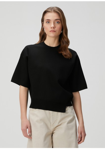Remi Knit Siyah T-Shirt