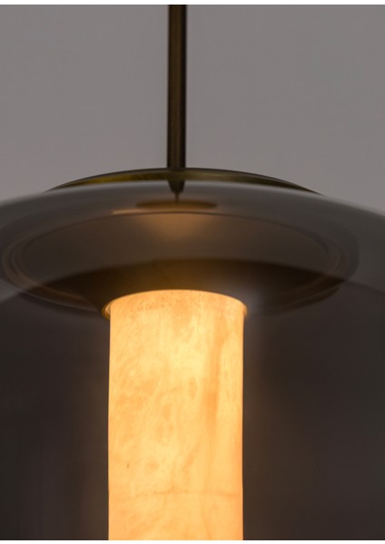 Seul Füme Cam Beyaz Mermer Eskitme Sarkıt Avize fırsatları