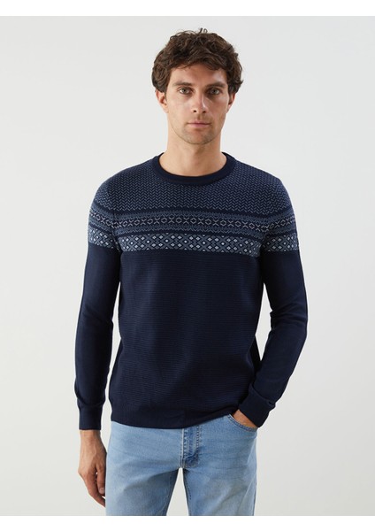 Yeni Sezon Bisiklet Yaka Erkek Triko Kazak