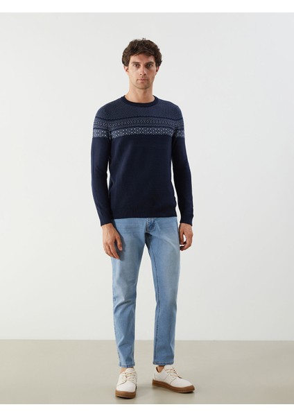 Yeni Sezon Bisiklet Yaka Erkek Triko Kazak modelleri