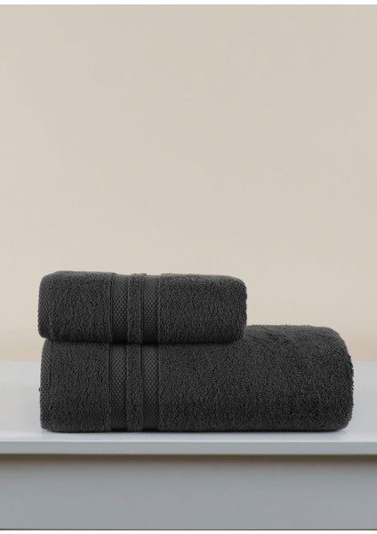Serenity Antrasit Pamuklu Yüz Havlusu 50X90 cm fırsatları
