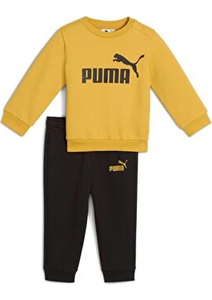 Çocuk Sarı Ess Crew Set Fl Eşofman Takımı 686280-62