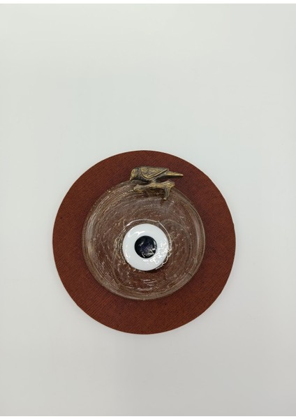 Bead Kızıl Kahverengi Cam Dekoratif Obje modelleri