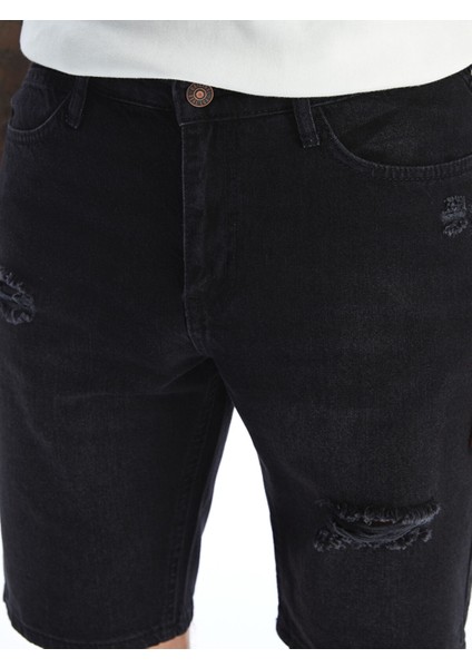 Yeni Sezon Standart Kalıp Erkek Jean Şort modelleri