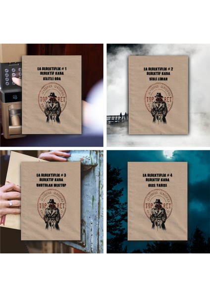 Dörtlü Paket Premium 2026 Dedektif Kara #1-2-3-4