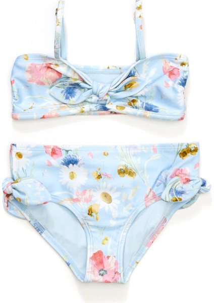 Lucky Çok Renkli Kız Çocuk Bikini Takımı