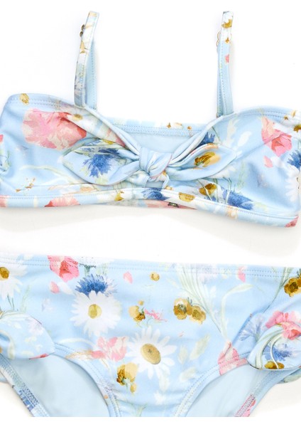 Lucky Çok Renkli Kız Çocuk Bikini Takımı modelleri