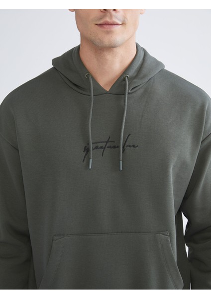 Yeni Sezon Baskılı Kapüşonlu Erkek Sweatshirt modelleri