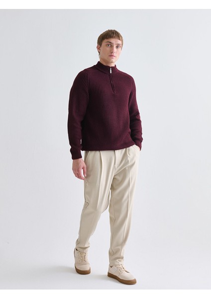 Yeni Sezon Dik Yaka Uzun Kollu Erkek Triko Kazak fiyatları