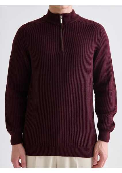 Yeni Sezon Dik Yaka Uzun Kollu Erkek Triko Kazak modelleri